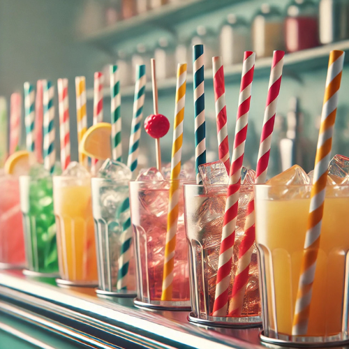 Roc Paper Straws on&nbsp;Honeycomb